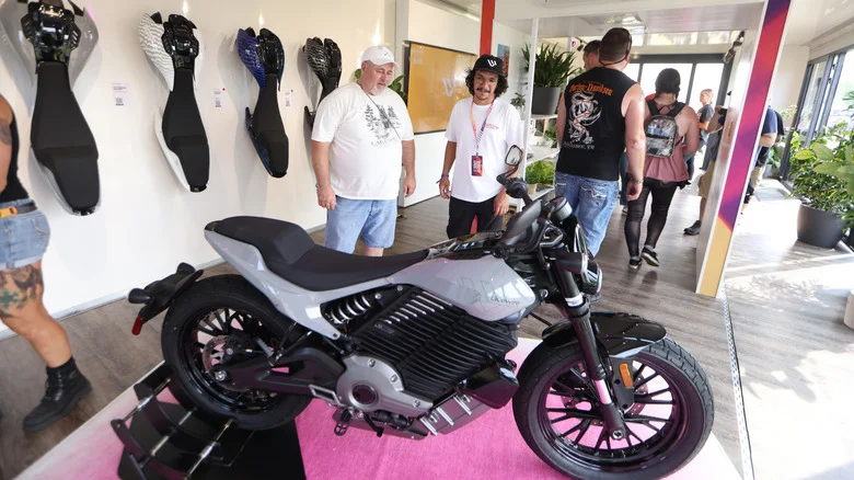 Harley-Davidson and LiveWire display