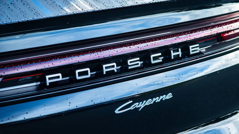 Porsche Cayenne badge