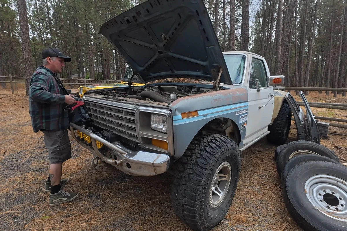 1991 Ford F-350 “Mom’s Spaghetti” Makes a Cross-Country Rock-Crawling Run