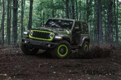 The 2027 Jeep® Wrangler Switchback, the 12th and final release in the Jeep brand’s Twelve 4 Twelve series, brings a bold new expression of Wrangler personalization to life with contrasting hood-and-door combinations, striking graphics and signature Gecko accents. Switchback culminates a yearlong celebration of Wrangler heritage, design, freedom and legendary 4x4 capability.