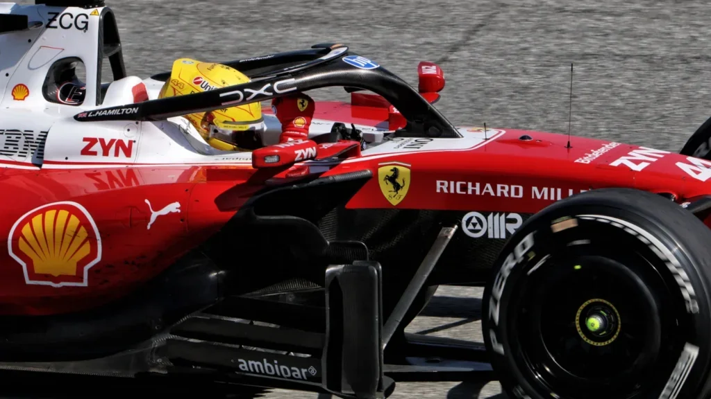 Lewis Hamilton took his first F1 win in nearly two years, and his first for Ferrari, in Barcelona