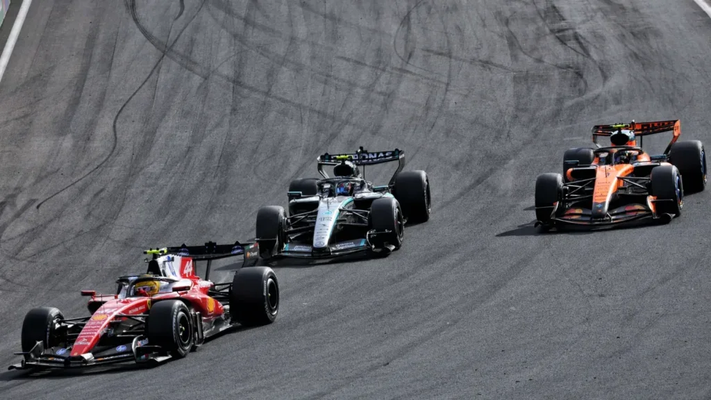 Norris made a crucial move on Antonelli and Hamilton en route to his Dutch GP win