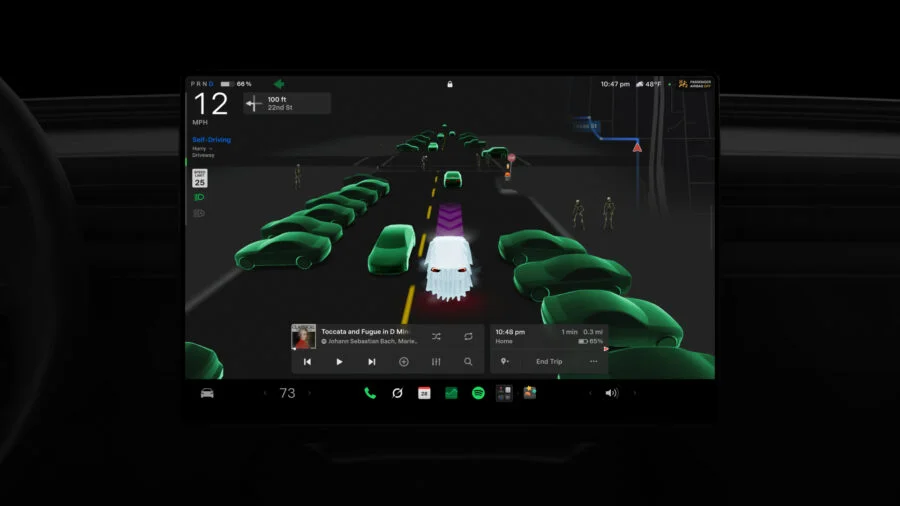 Tesla Model Y Halloween Mode Adds Ghost Avatar and Trick-or-Treat Effects in India
