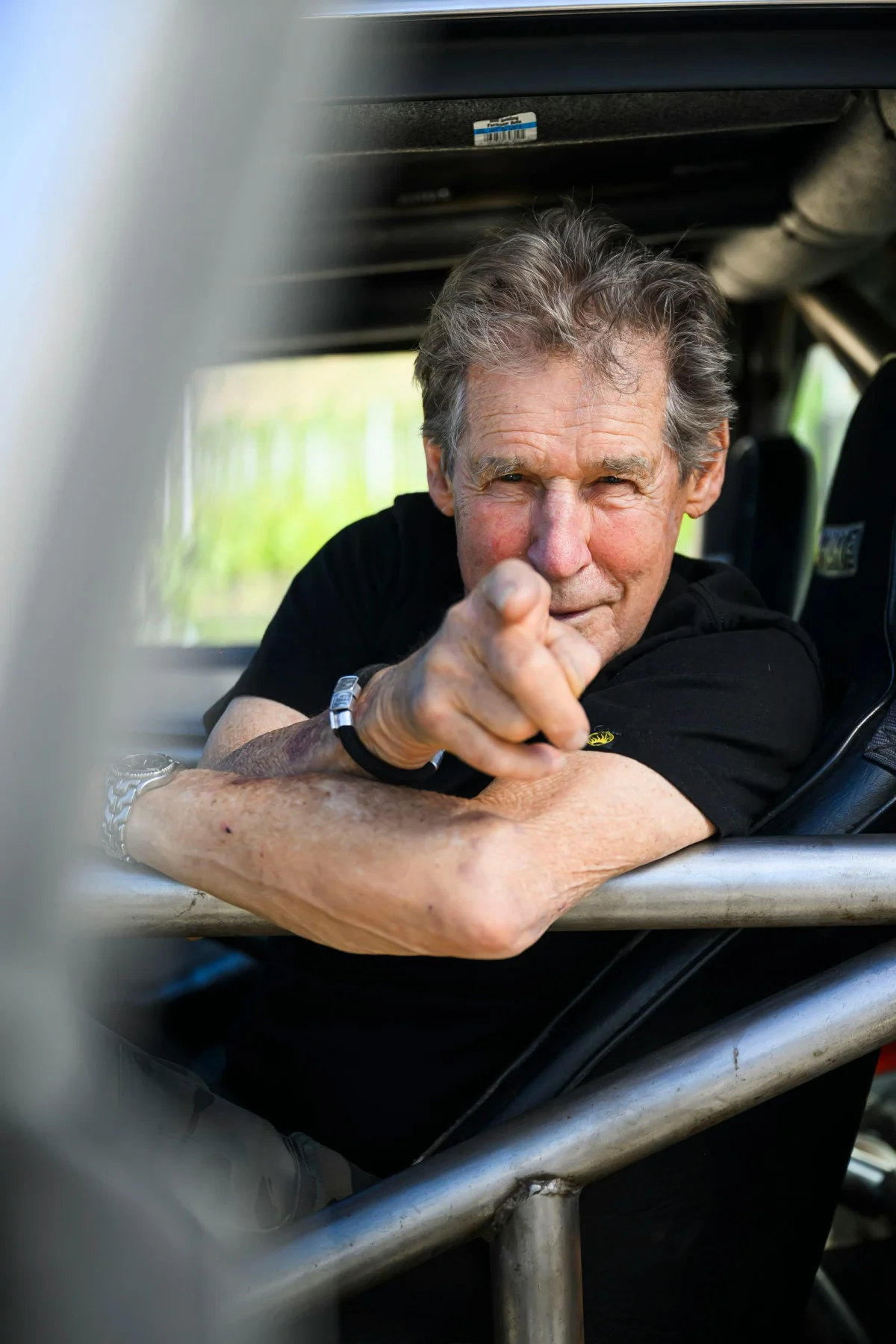 Buddy Joe Hooker Death Proof pointing