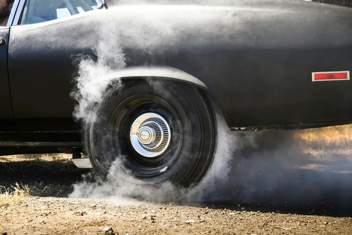 Buddy Joe Death Proof smoking tires